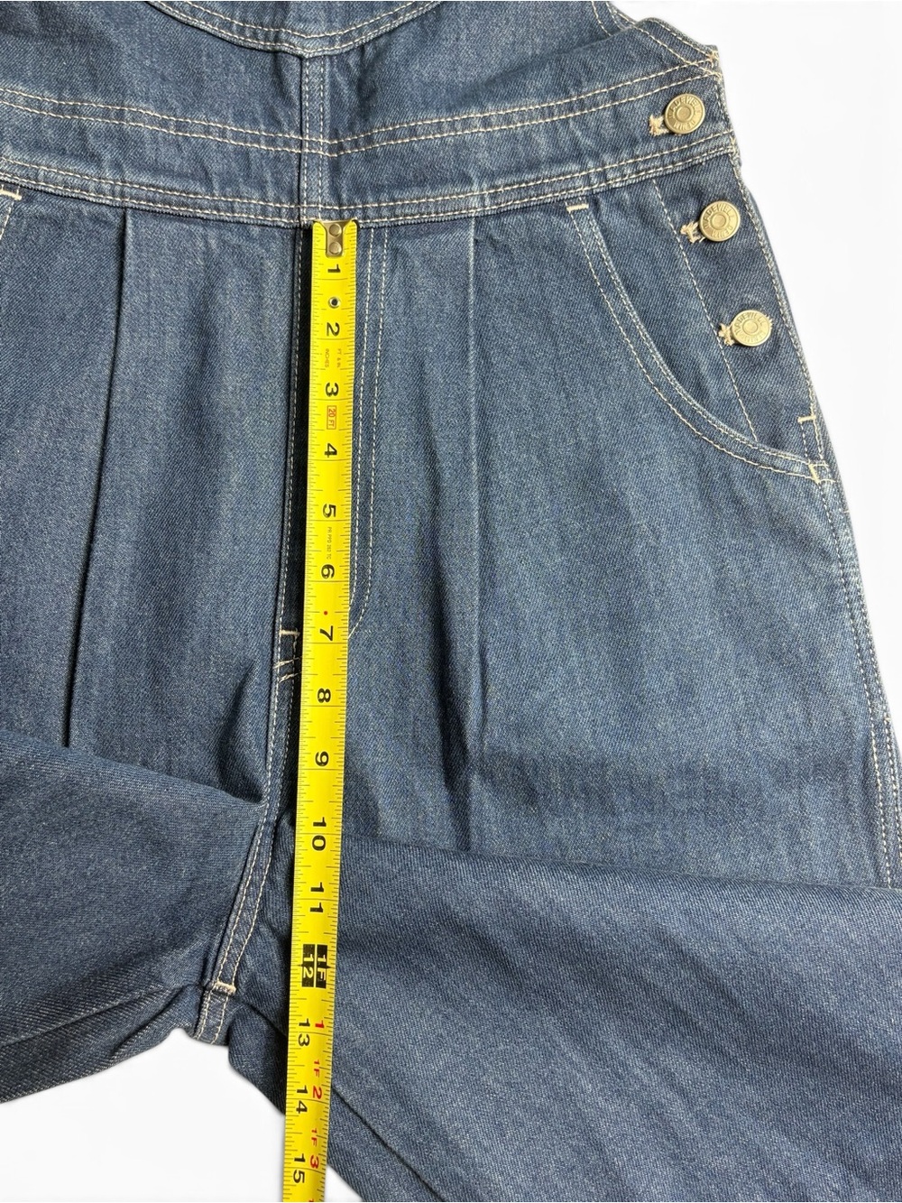 NWT Madewell Superwide-Leg Denim Overalls Warham Wash 6 - Picture 9 of 14
